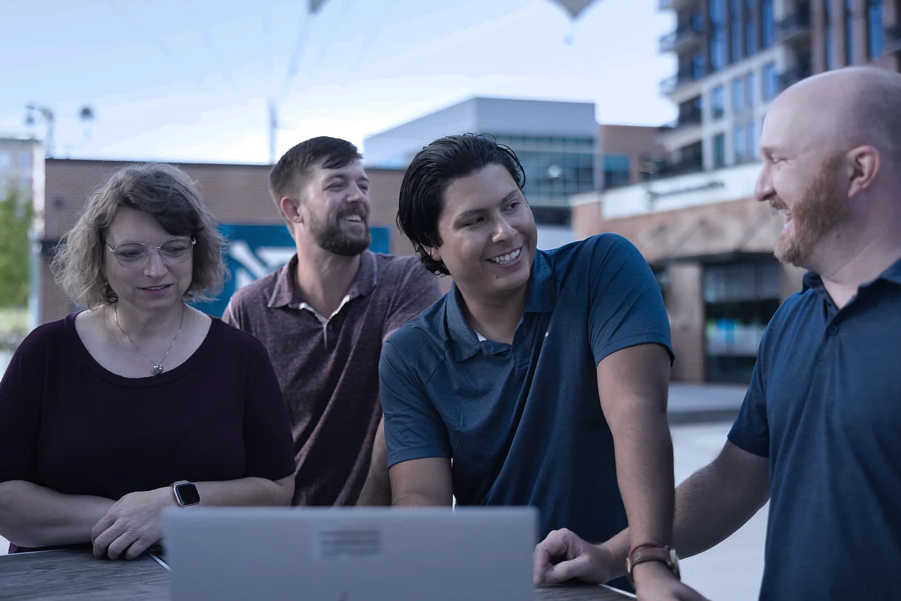 change2target team members collaborating